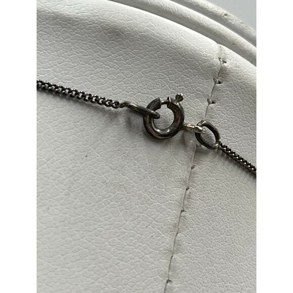 WAXING POETIC WP Sterling Silver Fleur De Lis Wax Sealed Pendant Necklace 16". - Picture 9 of 13